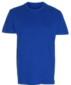 Blå T-shirt (Small til 5Xl)