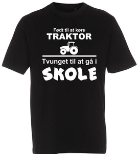 Født til at køre Traktor t-shirt