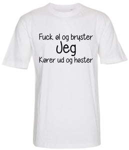 Fuck øl og bryster jeg kører ud og høster
