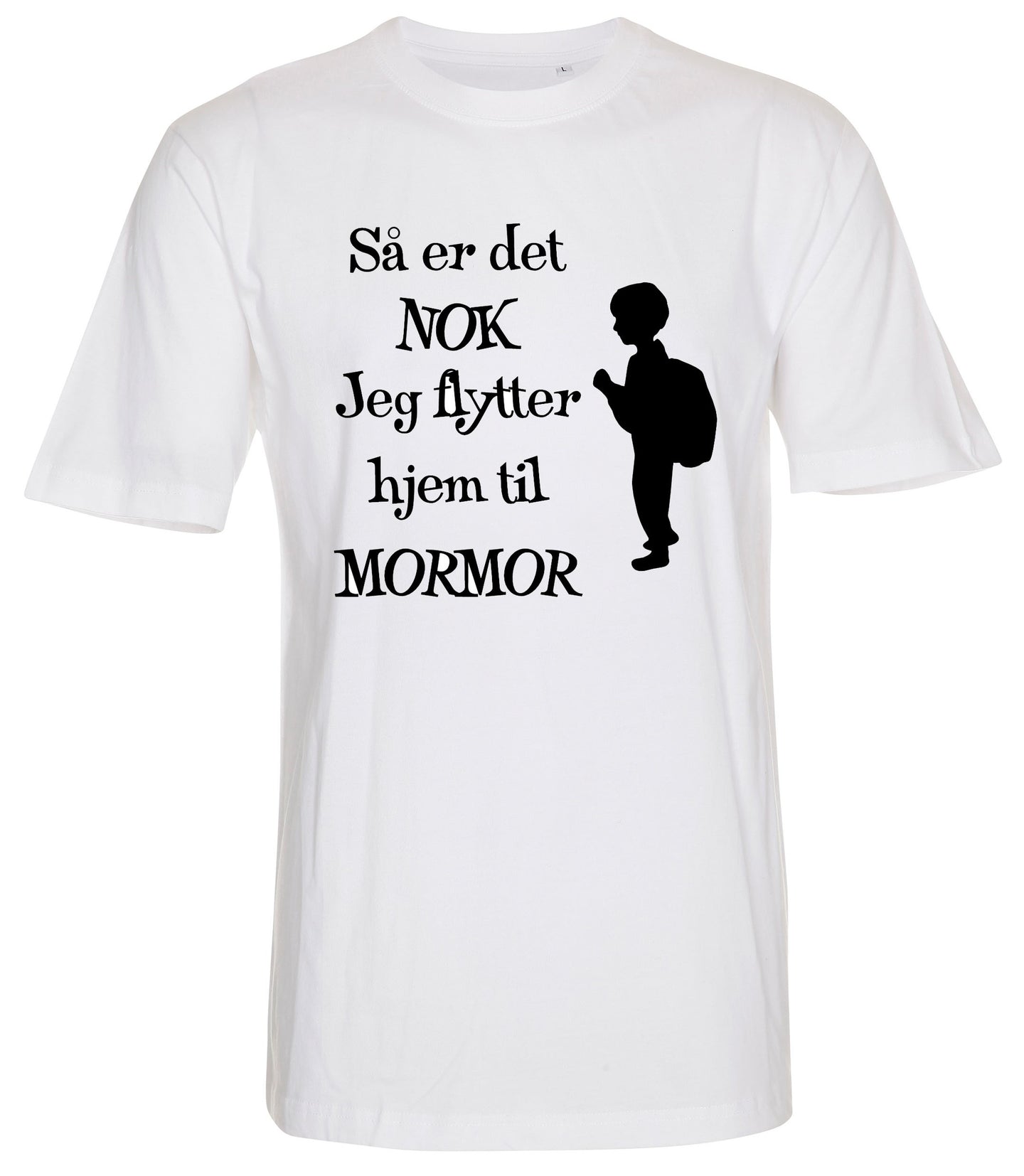 Så er det nok jeg flytter børne t-shirt