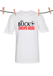 The Buck – drops here (2 farvet tryk - Voksen t-shirt)