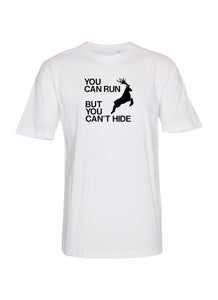 You can run but you can’t hide (Børne t-shirt)