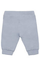 Lys blå buks med lille lomme for