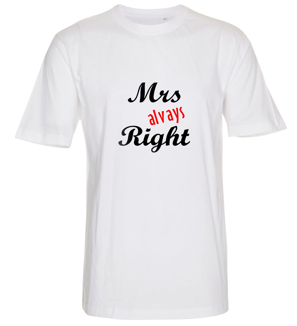 Mrs. alvays right