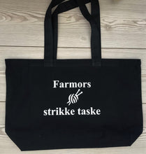 Farmors strikke taske (shopping taske)