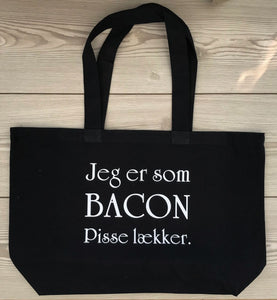 Jeg er som bacon (shopping taske)