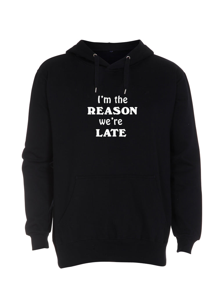 I’m the reason we’re late